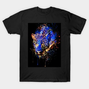 Lurking Leopard Reversed Colors T-Shirt